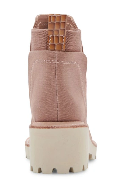 Shop Dolce Vita Huey Bootie In Mocha Canvas