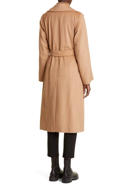 Shop Max Mara Manuela Camel Hair Wrap Coat