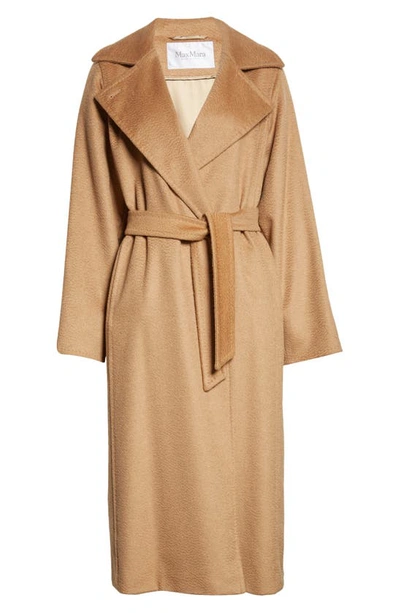 Shop Max Mara Manuela Camel Hair Wrap Coat