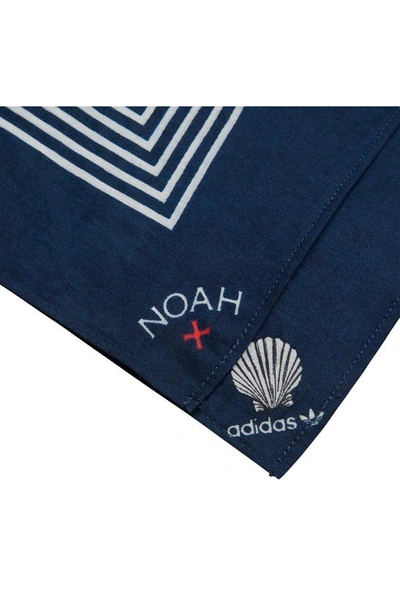 Shop Adidas X Noah X Noah Bandana In Navy White
