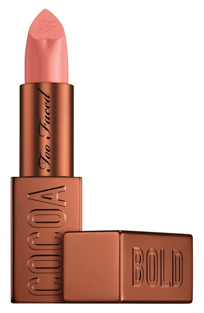 Too Faced Cocoa Bold Cream Lipstick Buttercream 0.11 oz / 3.3 G In Buttercream