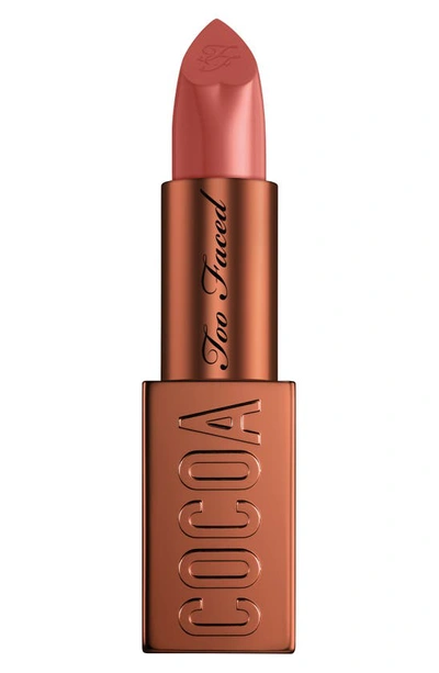 Too Faced Cocoa Bold Cream Lipstick Chocolate Chip 0.11 oz / 3.3 G In Chocolate Chip