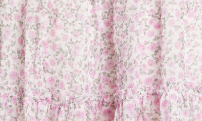 Shop Cami Nyc Egle Tiered Floral Silk Minidress In Confetti Mini Flora
