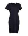Jil Sander Short Dress In Dark Blue