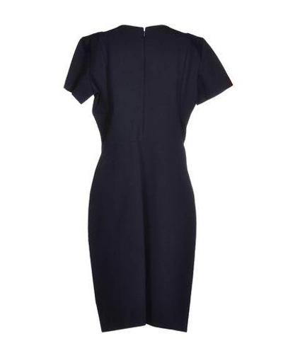 Shop Jil Sander Short Dress In Dark Blue