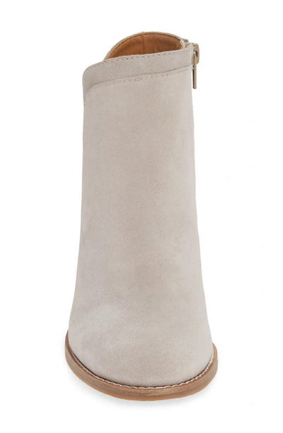 Shop Lucky Brand Yimina Wedge Bootie In Chinchilla Suede