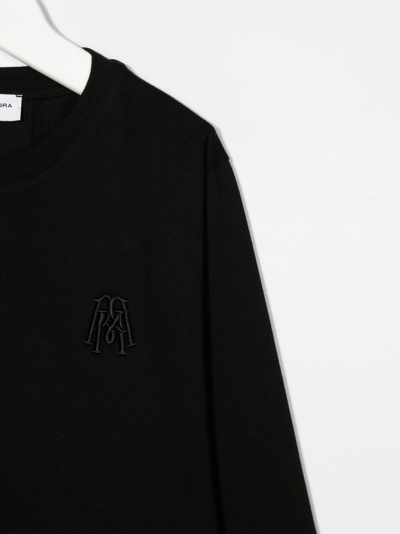 Paolo Pecora Solid-color Long-sleeve T-shirt In Black