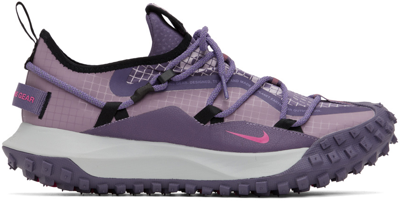 Shop Nike Purple Acg Mountain Fly Low Se Sneakers In Canyon Purple/amethy