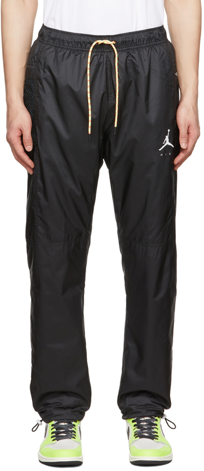 Shop Nike Black Jumpman Lounge Pants In Blackwhite