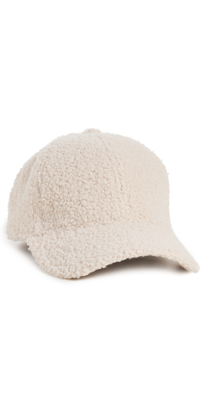 Shop Hat Attack New Sherpa Cap In Parchment