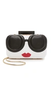 ALICE AND OLIVIA Large Stacey Face Clutch