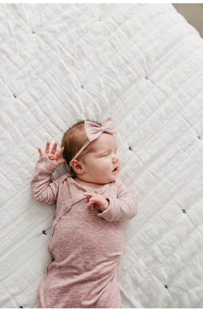Shop Copper Pearl Newborn Knotted Gown In Maeve
