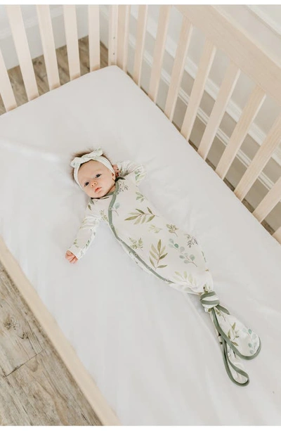 Copper Pearl Newborn Knotted Gown In Haven