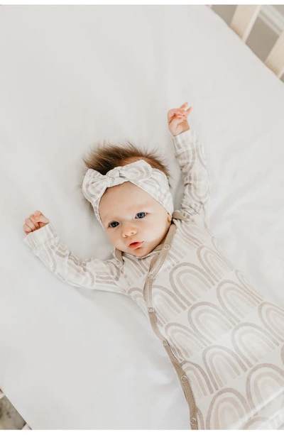Shop Copper Pearl Newborn Knotted Gown In Bliss