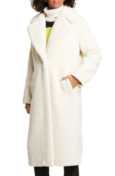 Shop A.l.c Elkin Faux Fur Coat In Cream