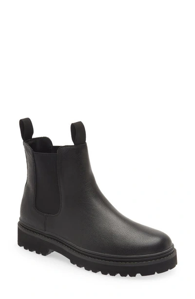 Shop Nordstrom Archer Lug Chelsea Boot In Black