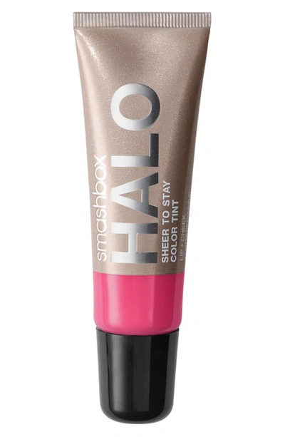 Smashbox Halo Sheer To Stay Cream Cheek + Lip Tint Blush .34 oz / 10 ml In Blush