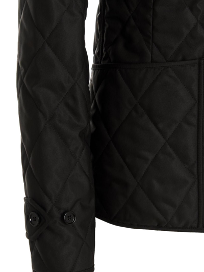 Shop Burberry Fernile Jacket In Black