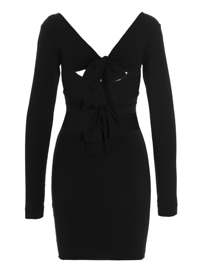 Shop Rotate Birger Christensen Juno Dress In Black
