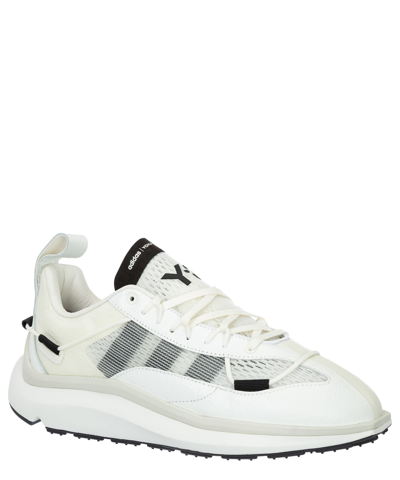 Shop Y-3 Shiku Run Leather Sneakers In White