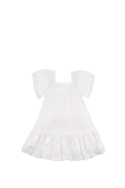 Shop Zimmermann Cotton Dress In White