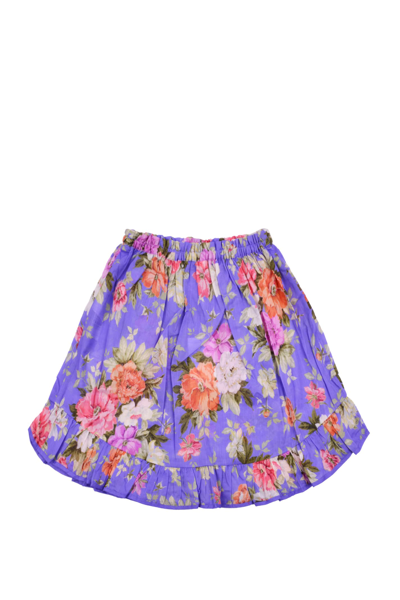 Shop Zimmermann Skirt With Print In Multicolor