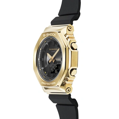 Pre-owned Casio G-shock Gold Black Gm-s2100gb-1ajf Watch Boys Octagon 2022