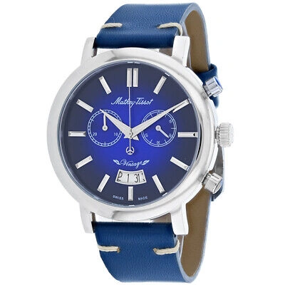 Pre-owned Mathey-tissot Mathey Tissot Men's Blue Dial Watch - H42chabu