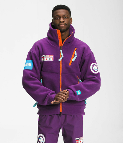 verwennen Keer terug Soms soms Pre-owned The North Face Purple Tae Trans-antarctica Expedition 1990 Fleece  Jacket | ModeSens