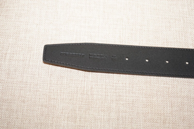 Pre-owned Burberry Belt Sz 105 Us 38-40 Double Side In Black