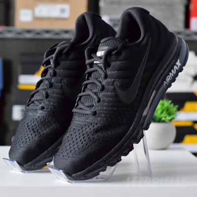 Equipo de juegos mineral Desaparecer Pre-owned Nike Air Max 2017 Triple Black Running Shoes Men's Sizes  849559-004 | ModeSens