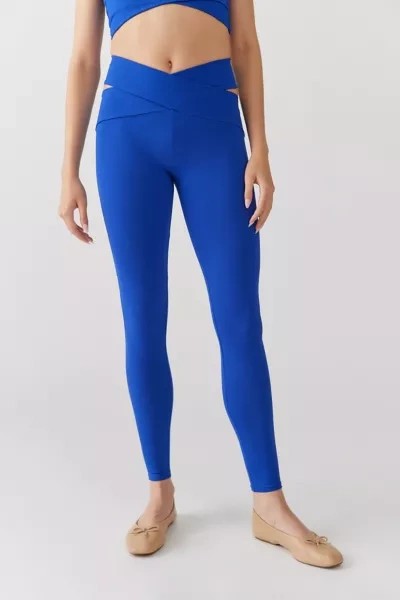 Shop Live The Process Orion Cutout High Waisted Legging In Sapphire