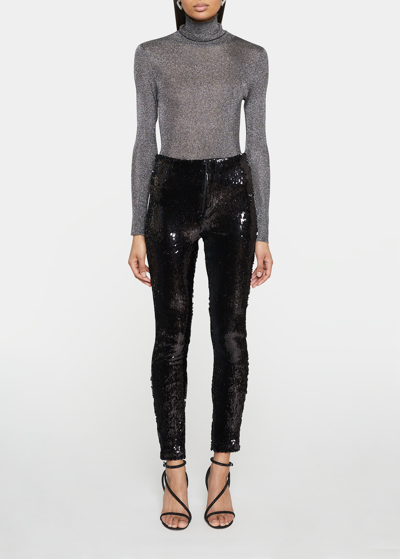 Shop Isabel Marant Madilio Sequined Pants In Black