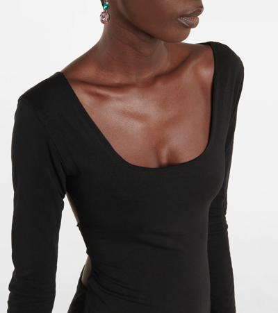 Rotate Birger Christensen Juno Bodycon Minidress In Black