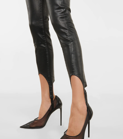 3x1 N.y.c. Skinny Stirrup High-rise Jeans In Black
