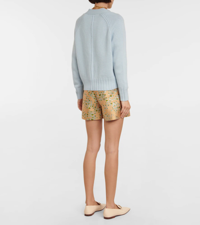 Shop Jardin Des Orangers Wool And Cashmere Cardigan In 225-10