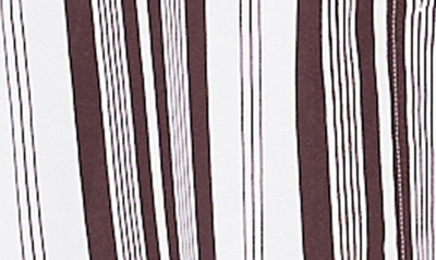 Shop Tommy Bahama Tan Lines Stripes Cover-up Shirtdress In Double Chocolate