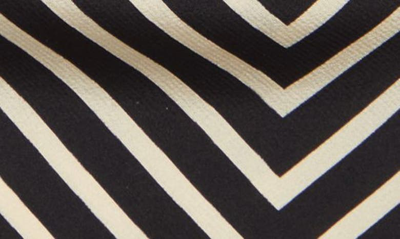 Shop Totême Geometric Monogram Silk Scarf In Black