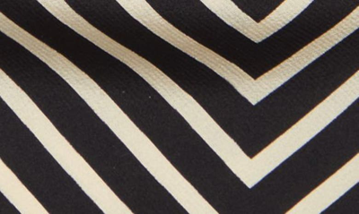 Totême Toteme Geometric Monogram Silk Scarf In Black
