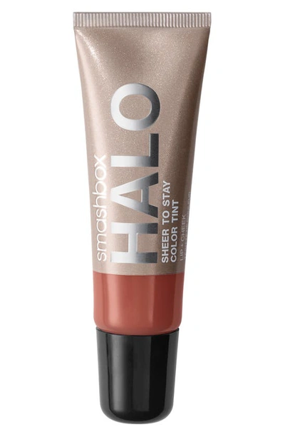 Shop Smashbox Halo Sheer To Stay Cream Cheek & Lip Tint In Terracotta