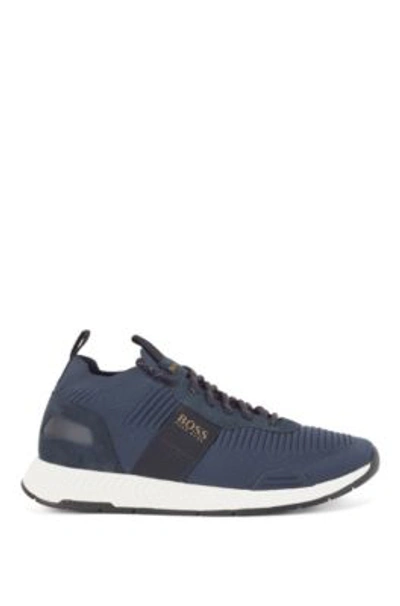 Shop Hugo Boss Dark Blue Men's Sneakers Size 11