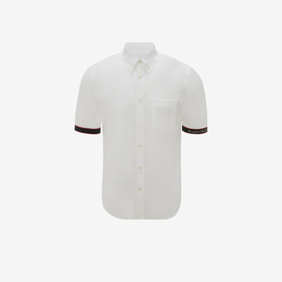 Shop Alexander Mcqueen Selvedge Tape Shirt In White