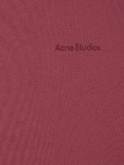 Shop Acne Studios T-shirt In Old Pink