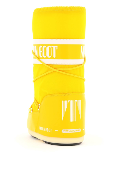Shop Moon Boot Snow Boots Icon In Yellow