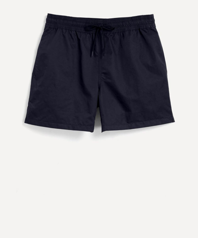 Shop Colorful Standard Mens Classic Swim Shorts In Navy Blue