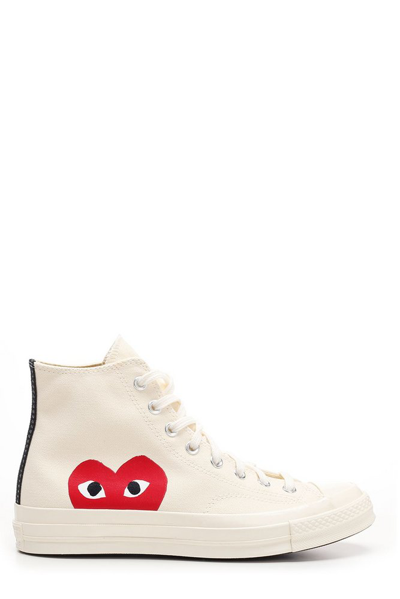 Shop Comme Des Garçons Play X Converse All Star Sneakers In White