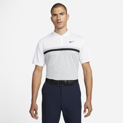 Shop Nike Men's Dri-fit Victory Golf Polo In White