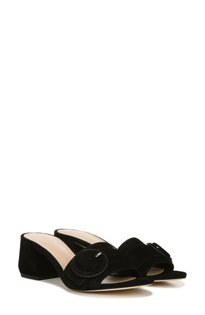 Shop Via Spiga Flor Slide Sandal In Black Suede