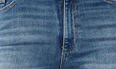 Shop Dl1961 Bridget Instasculpt Distressed High Waist Crop Bootcut Jeans In Waterloo Distressed