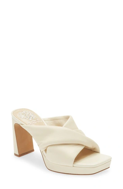 Shop Vince Camuto Elmindi Sandal In Creamy White